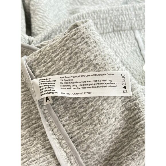 Eileen Fisher System NWT Textural Cotton Tencel Stretch Jacket Gray White Size L - Picture 11 of 12